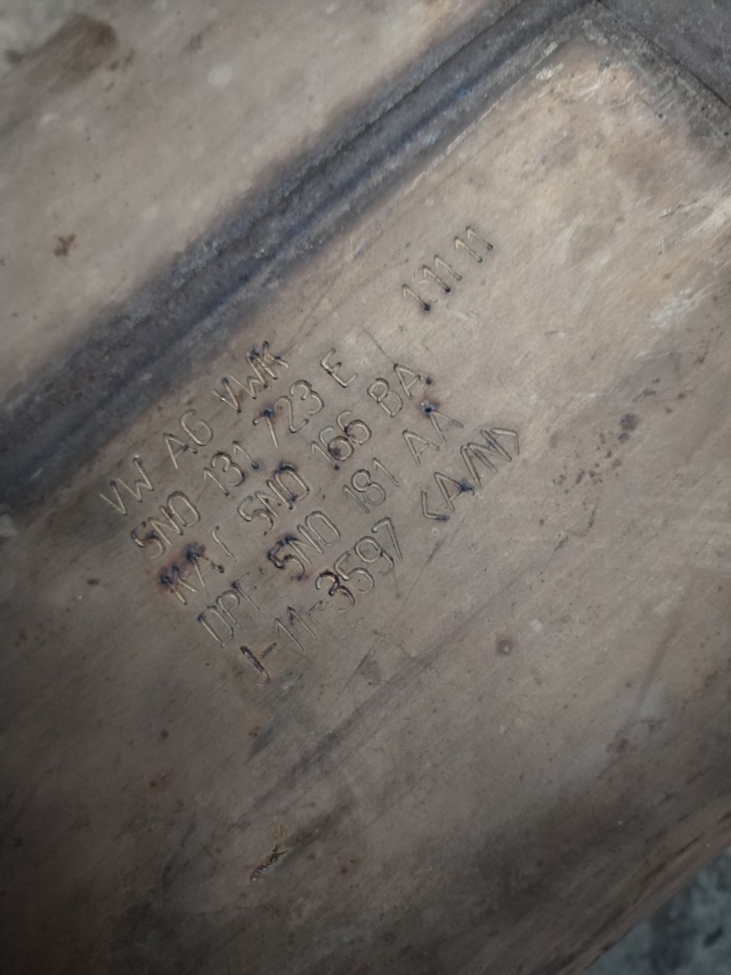 DPF Filter - 1.6 Tdi CAY - VW SEAT SKODA AUDI