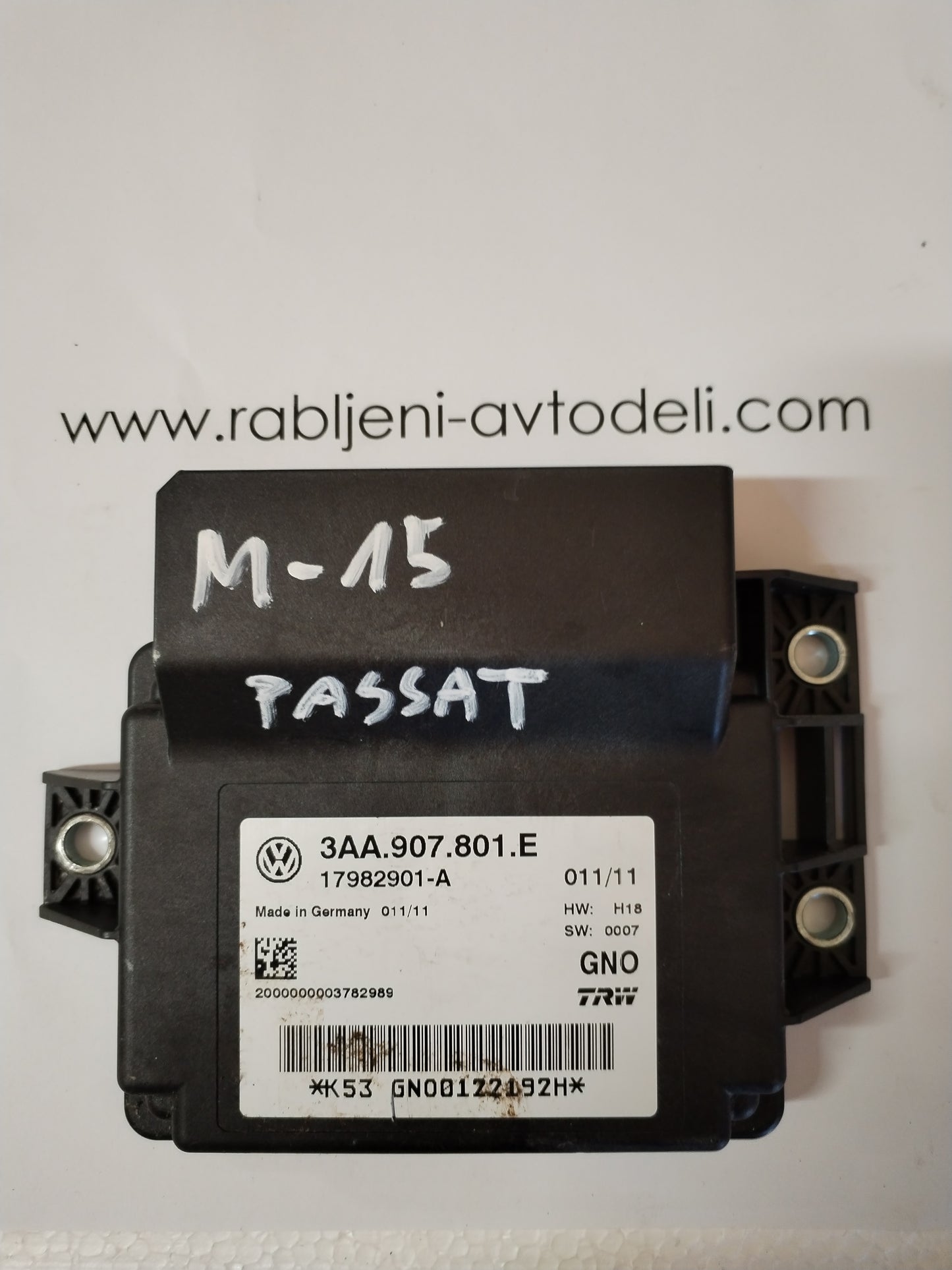 Računalnik ročne zavore - VW