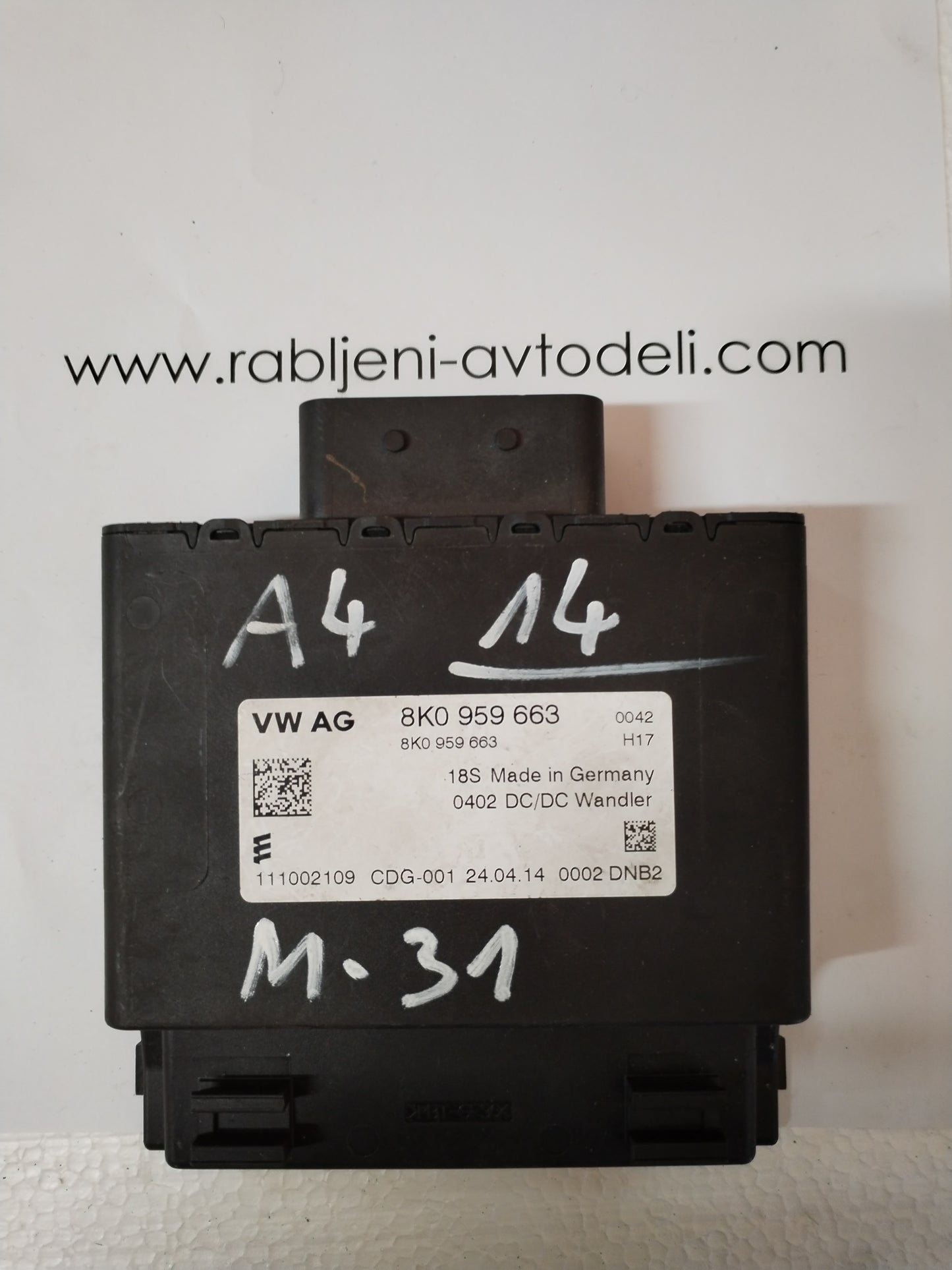 Modul napetosti - VW SEAT SKODA AUDI