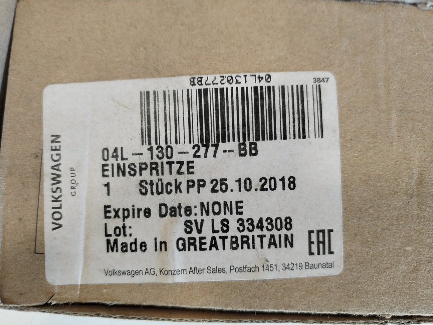 Vbrizgalne šobe 2.0 Tdi DELPHI