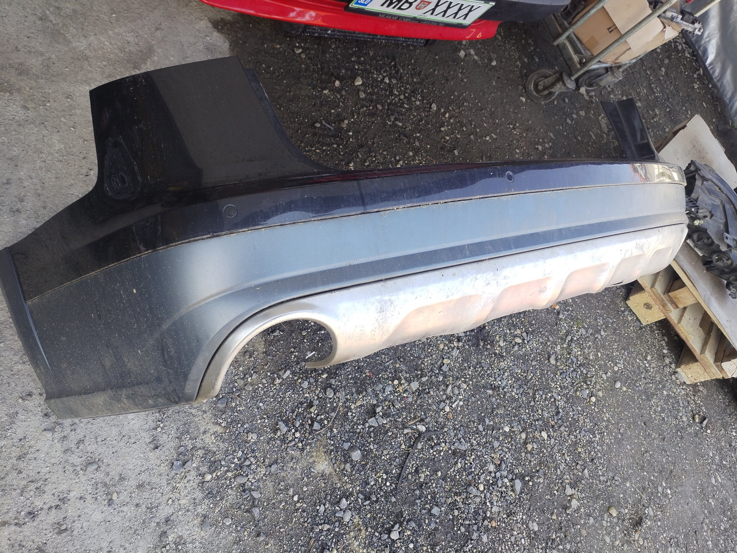 Rear bumper - AUDI A6 C7 Allroad Lift