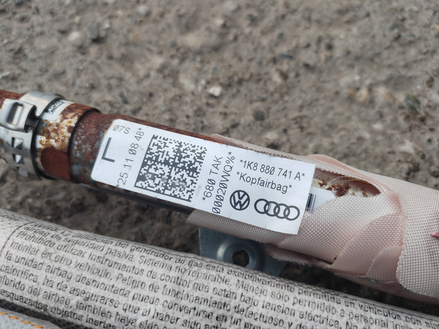 Zračna blazina strešna levo -VW SCIROCCO