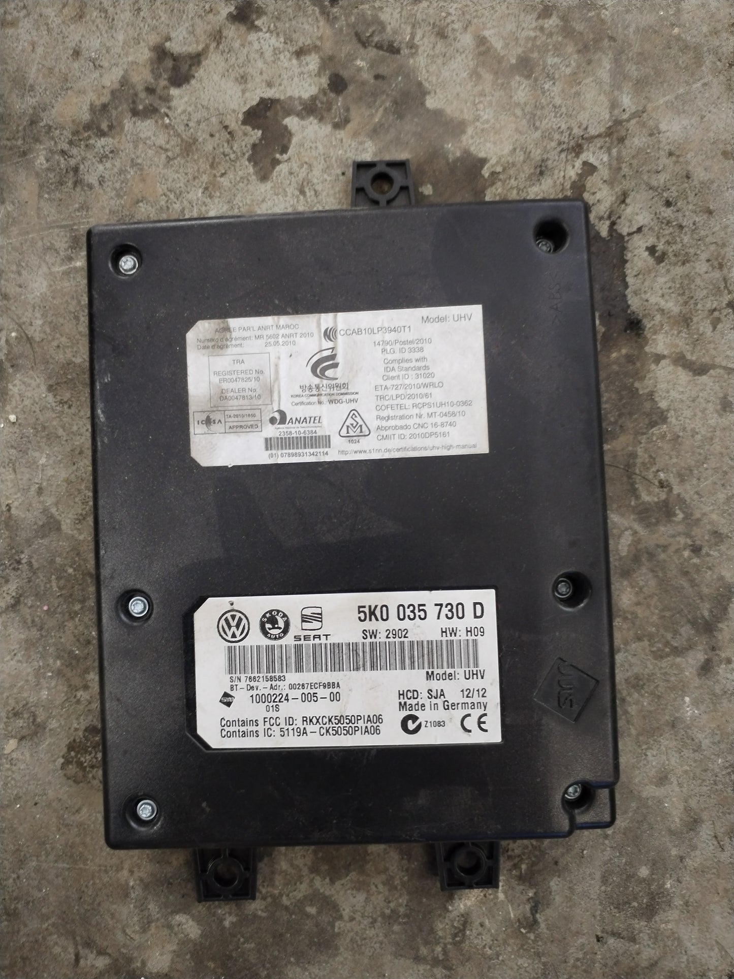 Bluetooth module -VW-SEAT-ŠKODA-AUDI-