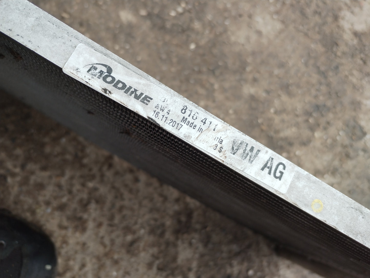 Hladilnik klime -ŠKODA FABIA III RAPID -VW POLO V-