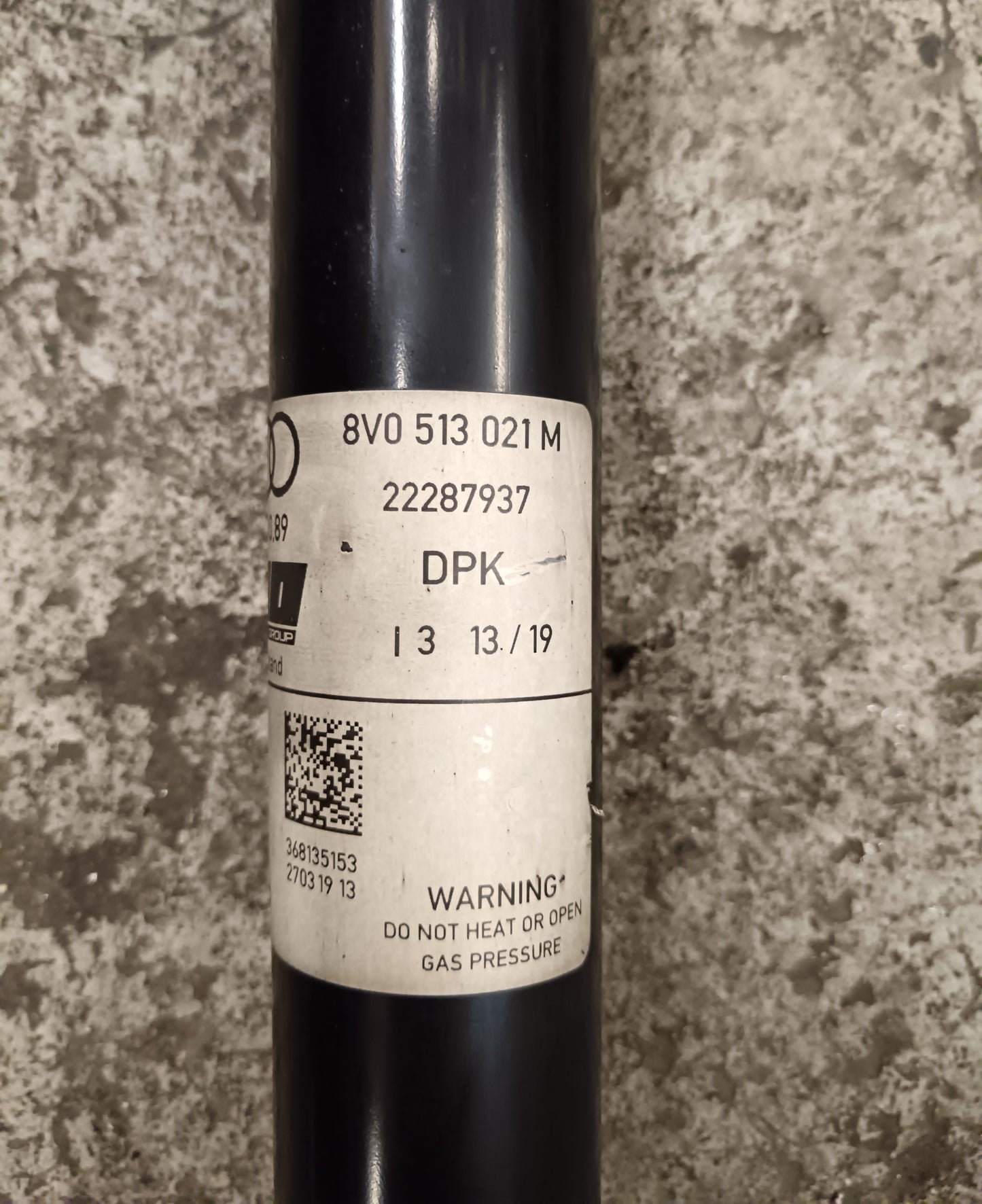 Blažilnik zadnji Električni -AUDI A3 -S3- RS3- -8v-