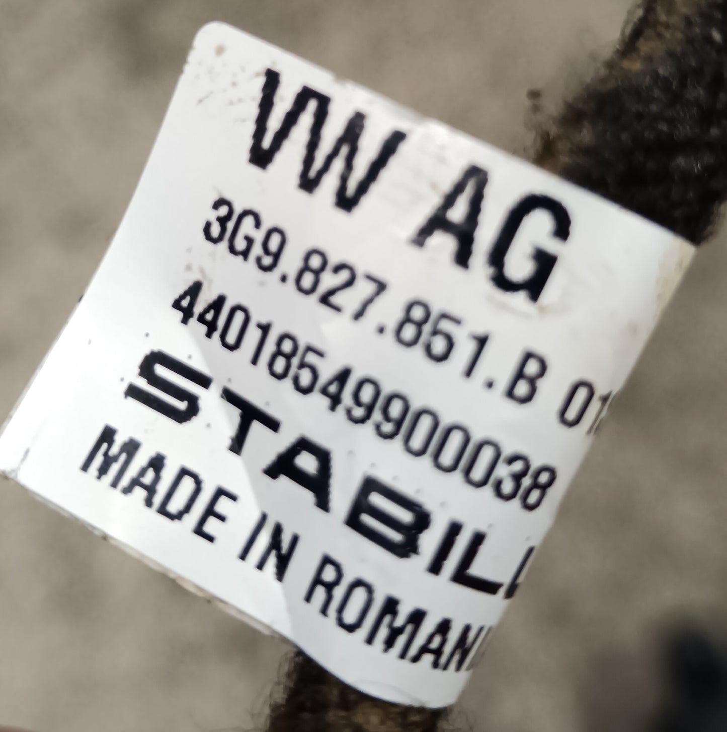 Amortizer prtljažnika Električni -VW PASSAT B8-