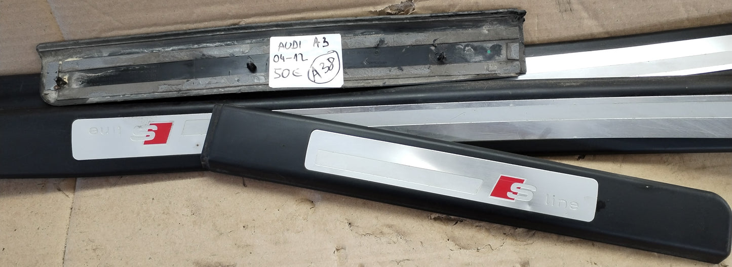 Door sill trims AUDI A3 S-LINE 04-12