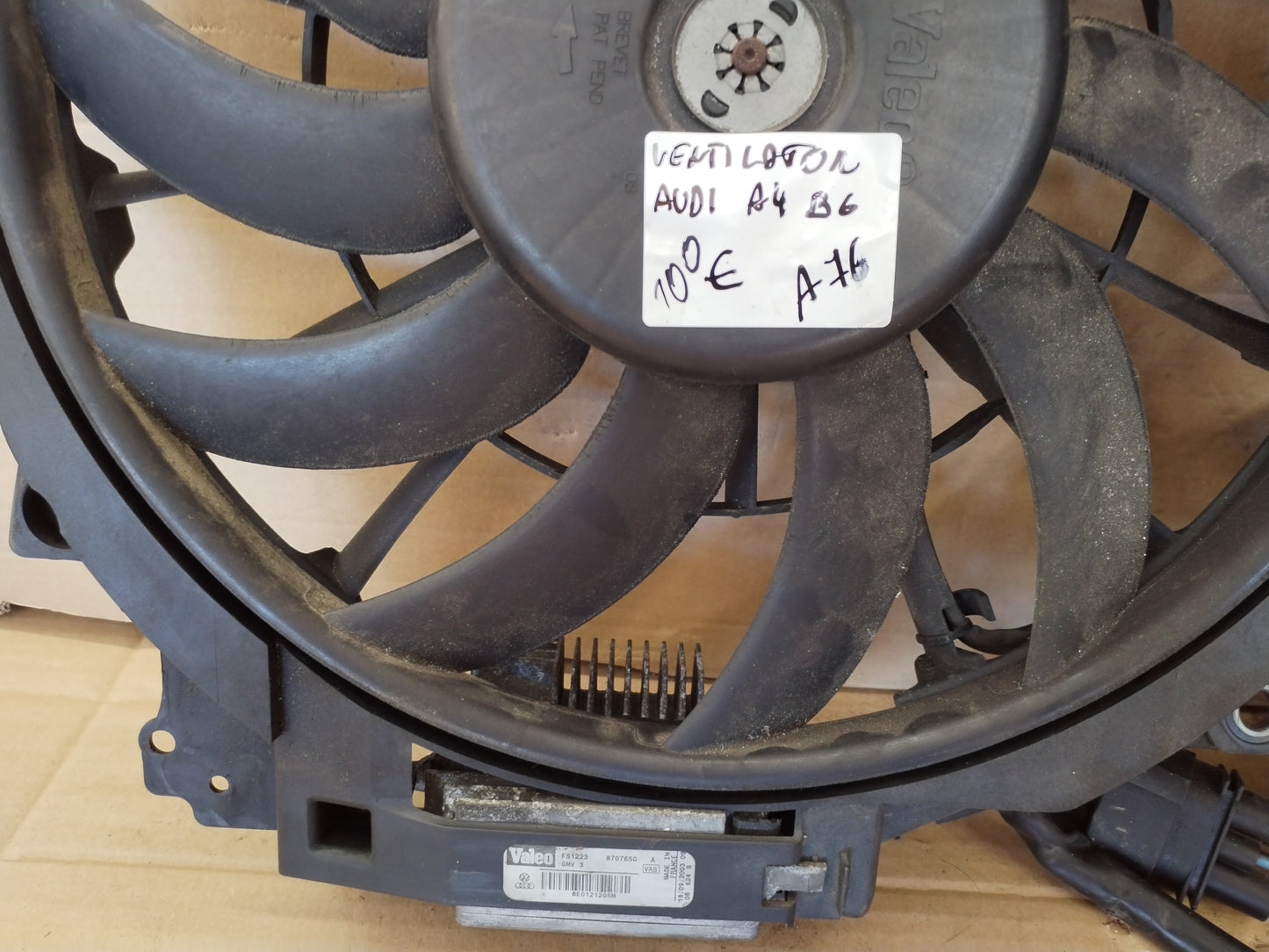 Ventilator AUDI A4 B6