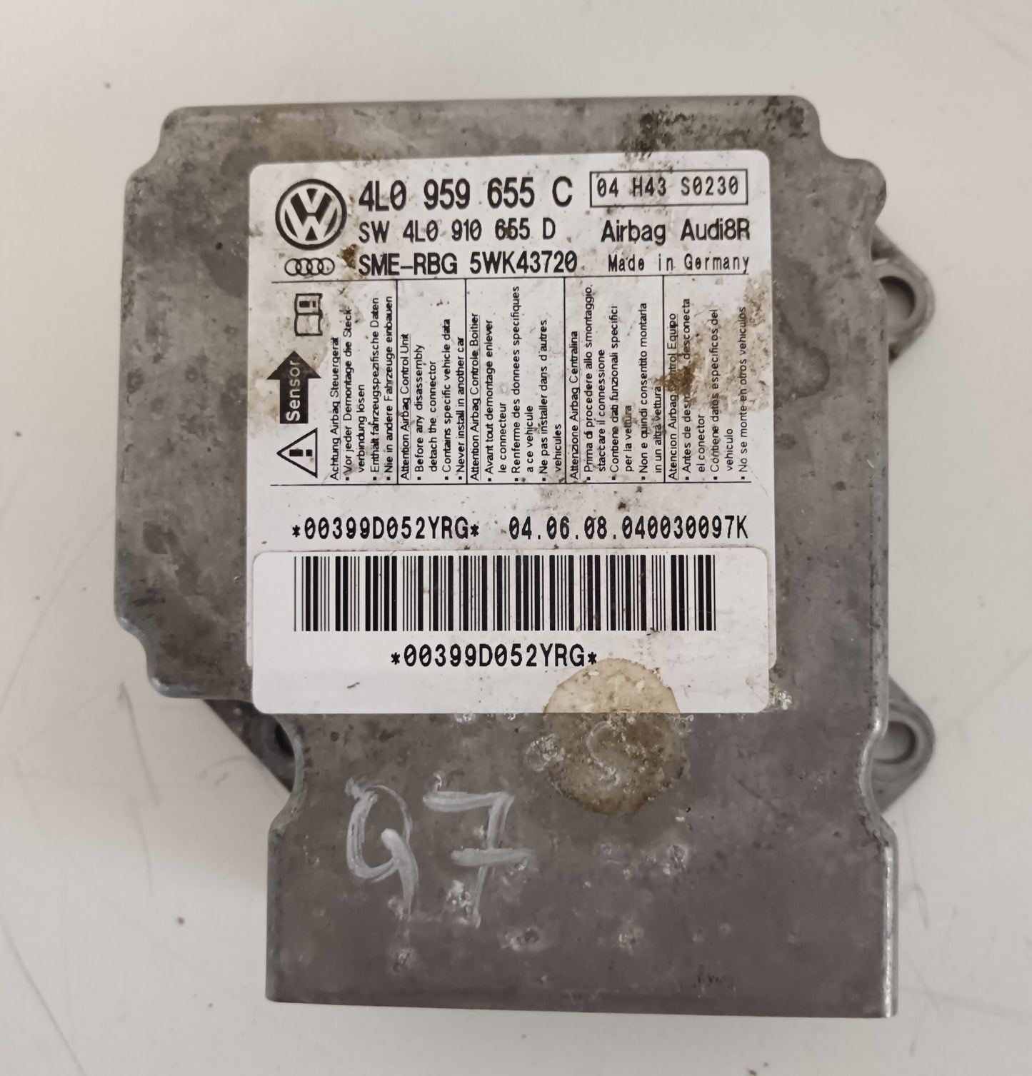 RAČUNALNIK AIRBAG AUDI Q7 4L