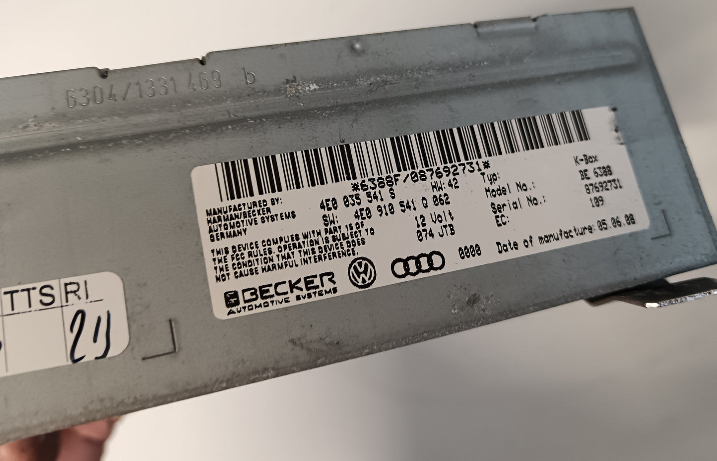 SPREJEMNIK RADIJSKI MODUL AUDI A8 D3 4E0035541S 4E0910541Q