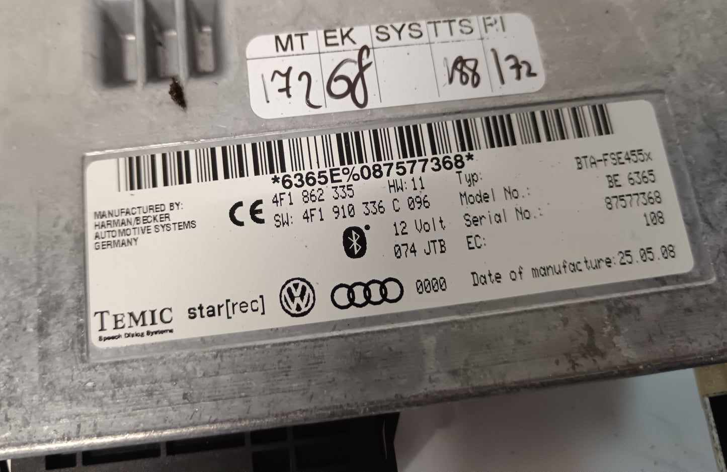 Modul BLUETOOTH 4F1910336C AUDI
