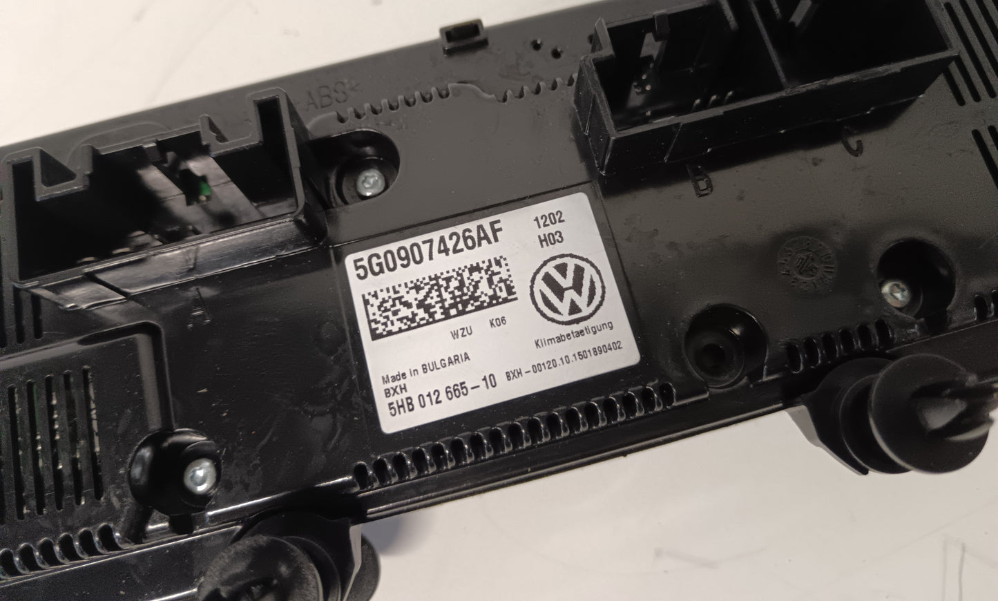 Nadzorna plošča klimatske naprave 5G0907426AF