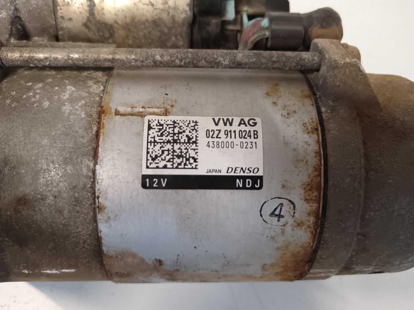 ZAGANJALNIK (STARTER) VW AUDI SEAT SKODA 02Z911024B
