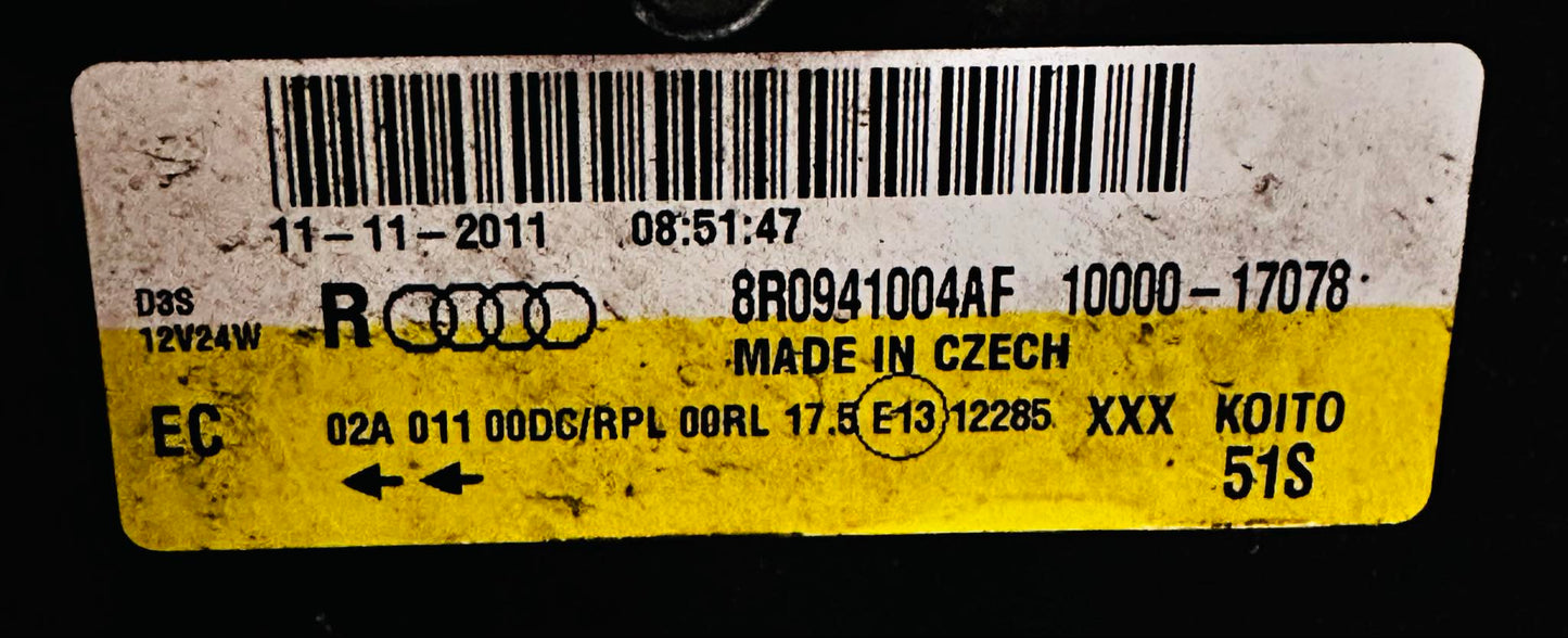 Sprednji desni Xenon žaromet - Audi Q5 8R