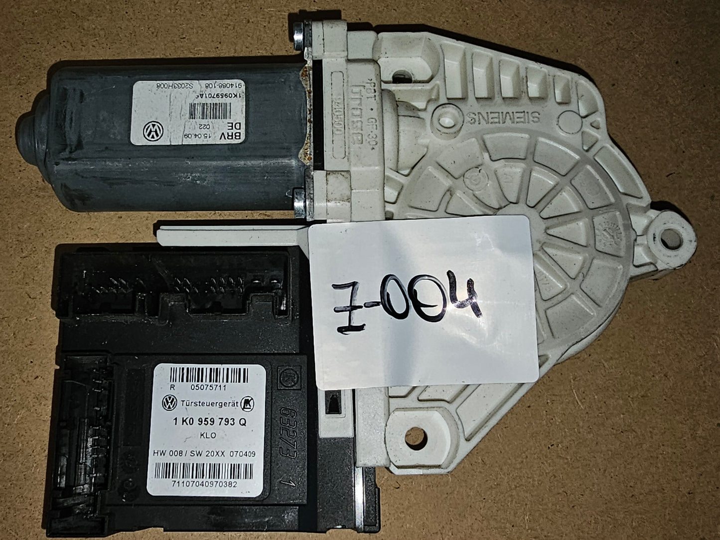 Motorček stekla- VW,SEAT,ŠKODA,AUDI