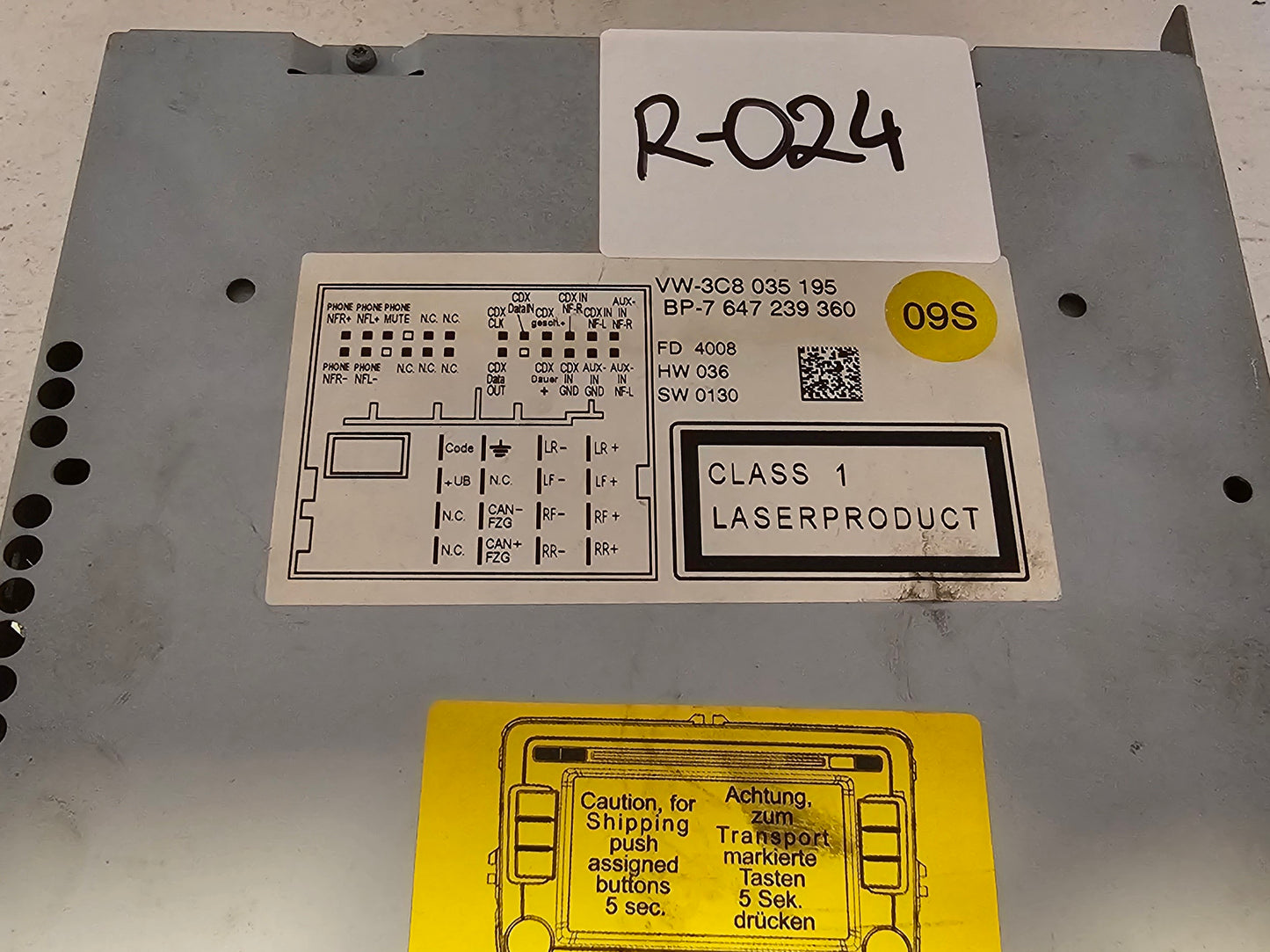 Radio-VW,SEAT,ŠKODA, RCD 510