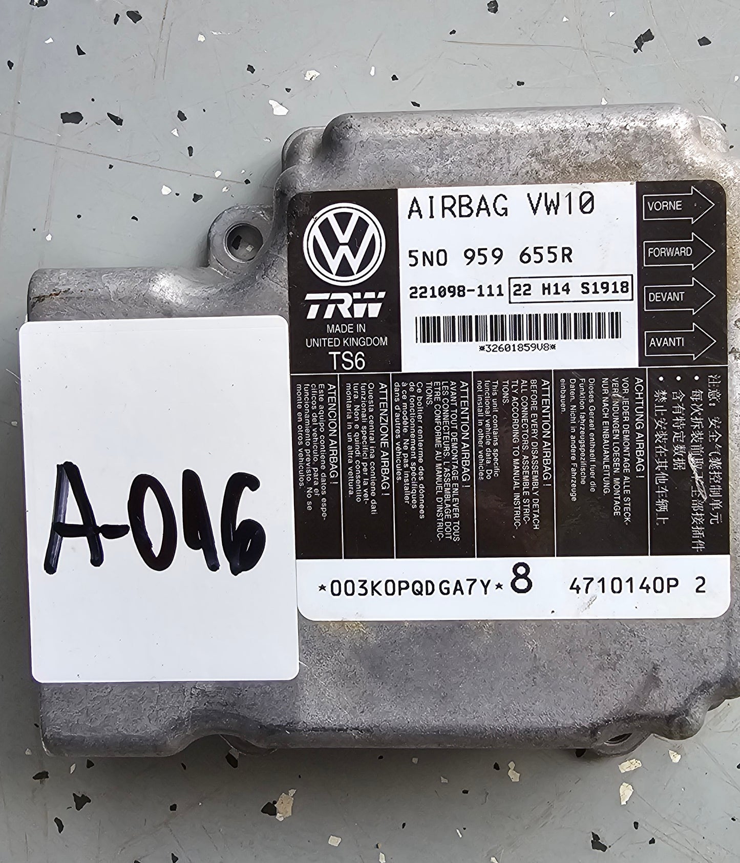 Airbag modul VW,SEAT,ŠKODA,AUDI