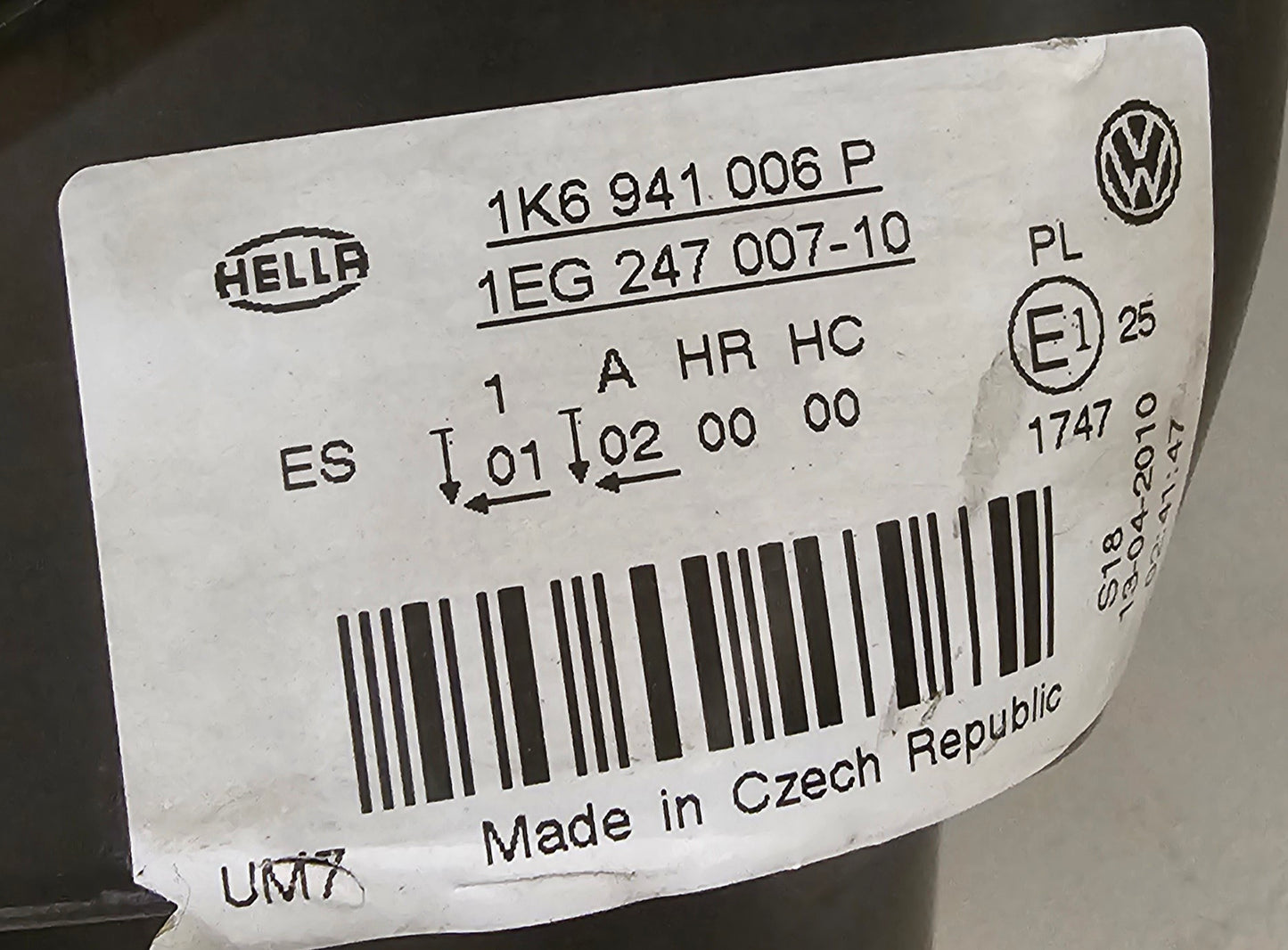 Žaromet sprednji desni-VW Golf 5