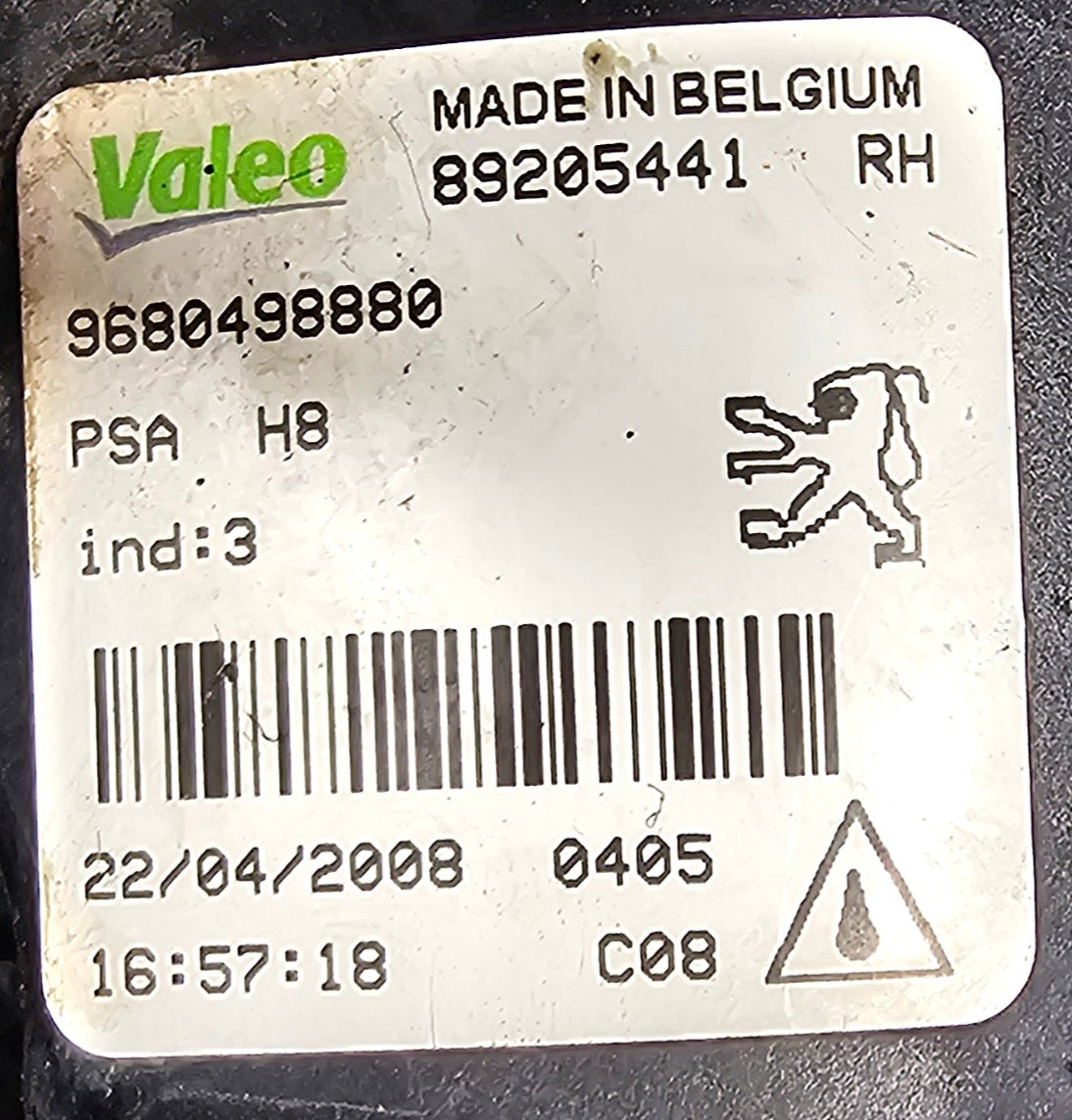 Meglenka sprednja-Peugeot 308