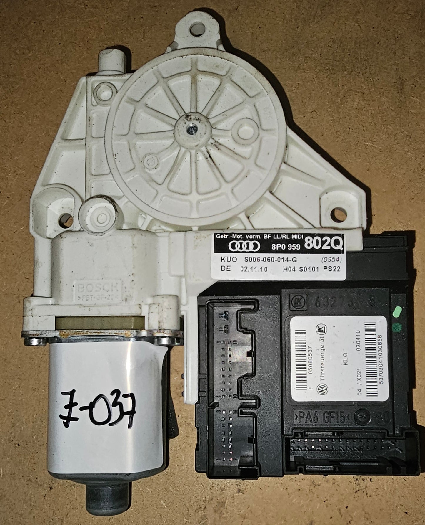 Motorček stekla-Audi