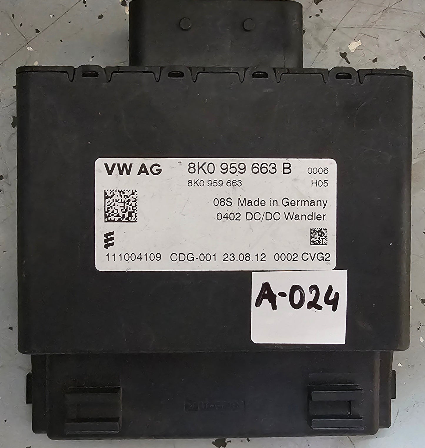 Modul napetosti- Audi