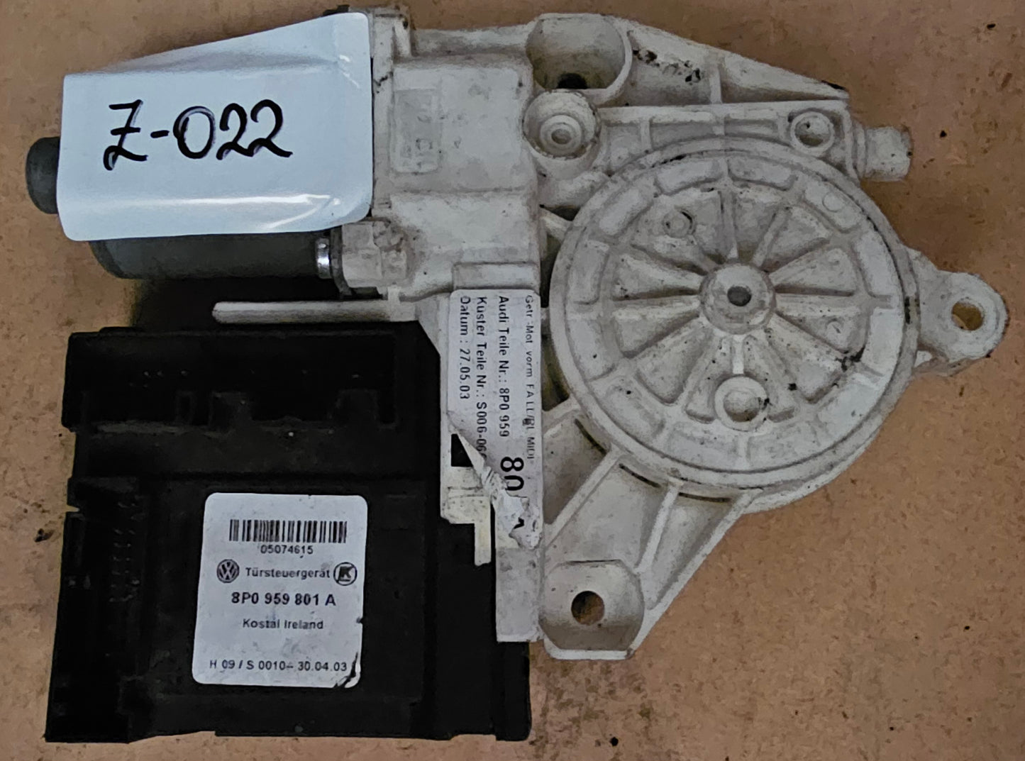 Motorček stekla-Audi