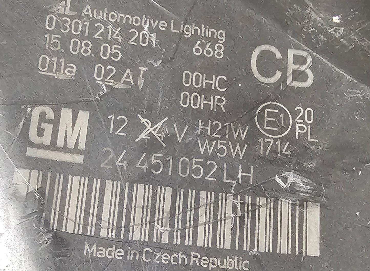 Žaromet sprednji levi-Opel Zafira