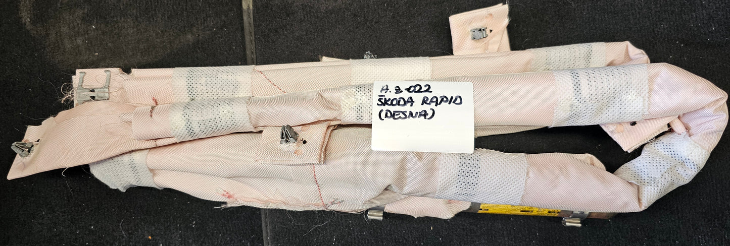 Airbag zavesa-Škoda Rapid (desna)