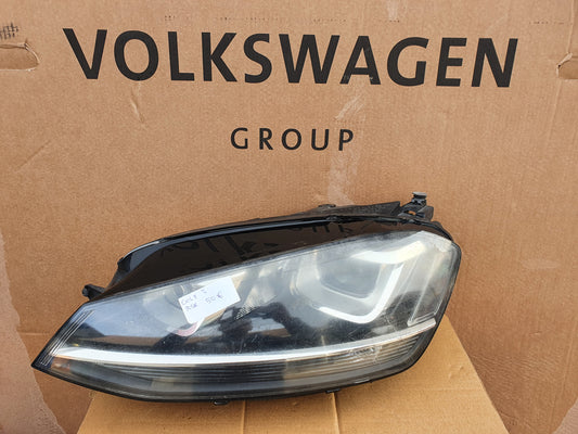 Headlight front left xsenon -VW GOLF 7 -DAMAGED-