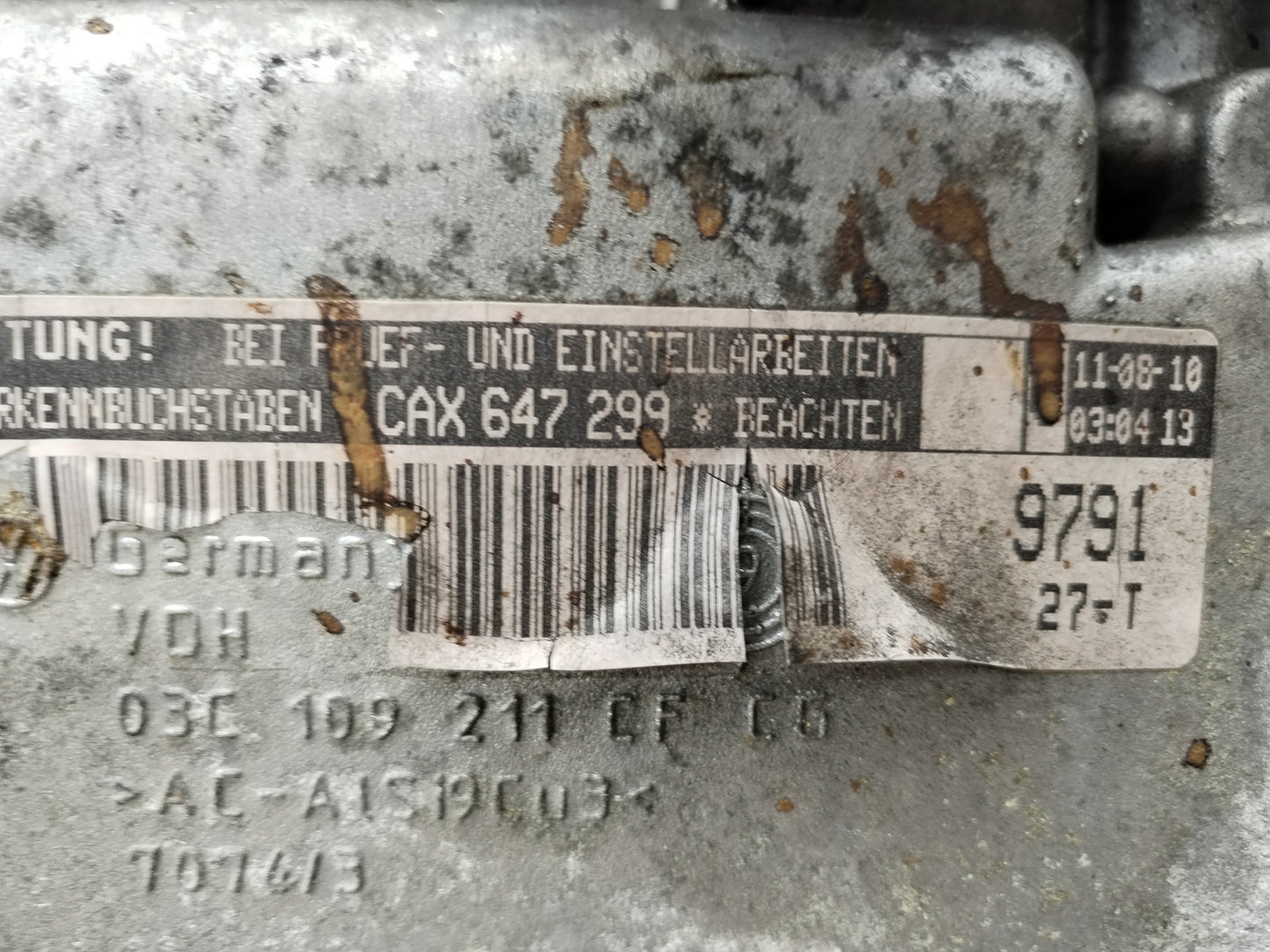 Motor - 1.4 Tsi CAX komplet - VW SEAT SKODA AUDI