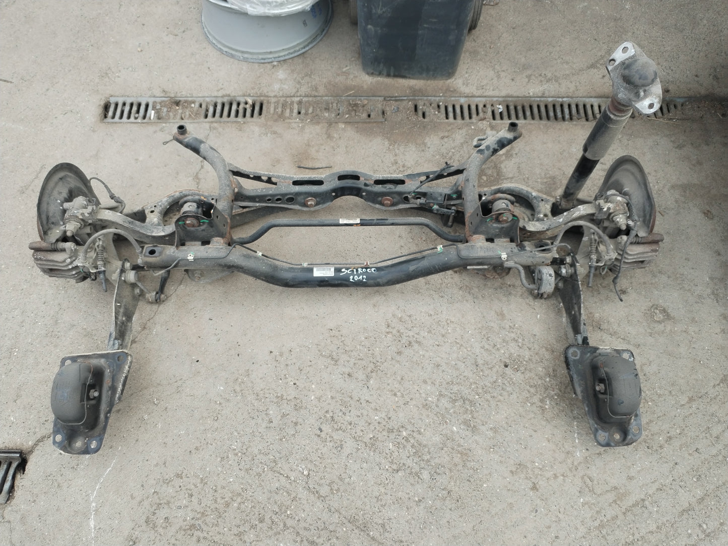 Rear axle complete-VW SCIROCCO