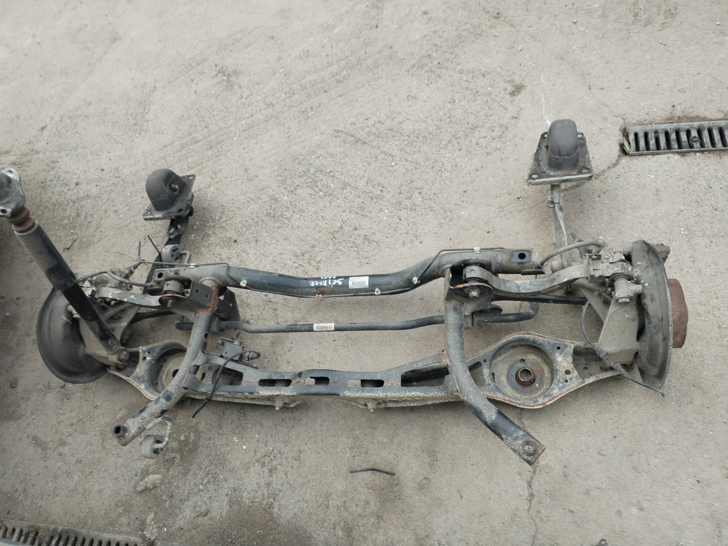 Rear axle complete-VW SCIROCCO