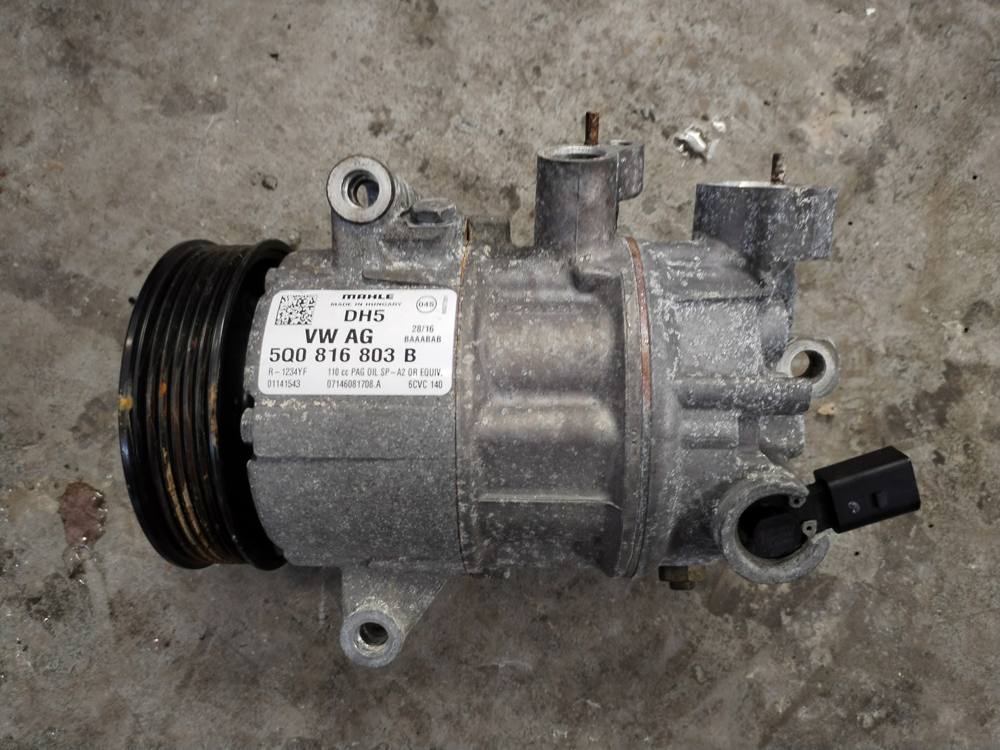 Air conditioner compressor -VW-SEAT-ŠKODA-AUDI-