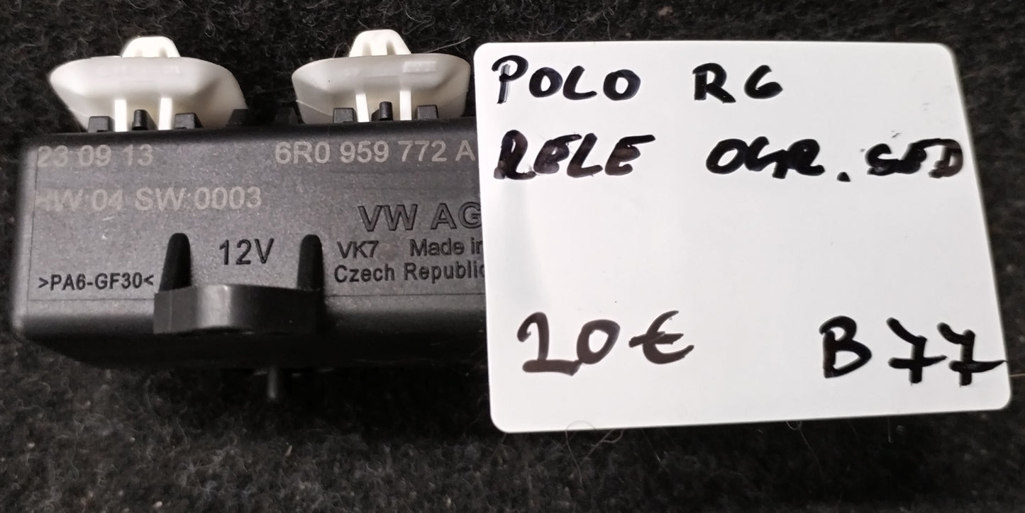Rele ogrevanje sedeža VW POLO 6R