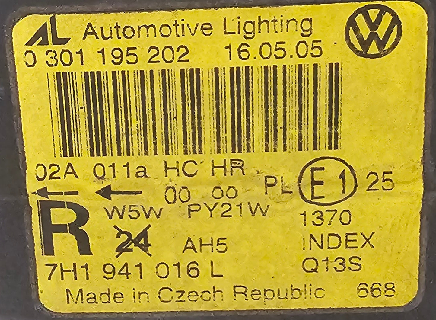 Žaromet sprednji desni-VW T5