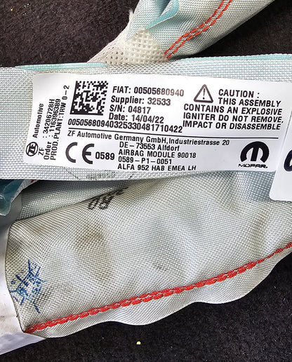 Airbag zavesa-Alfa Romeo Giulia (leva)