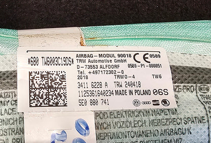 Airbag zavesa-Škoda Octavia III (leva)