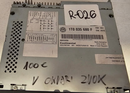 Radio-RNS 510 (v okvari)