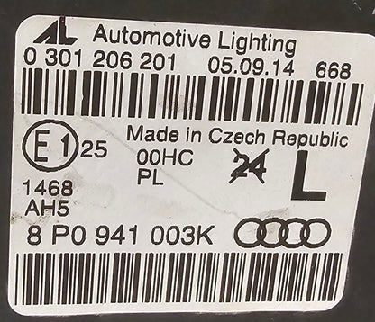 Žaromet sprednji levi-Audi A3 8P