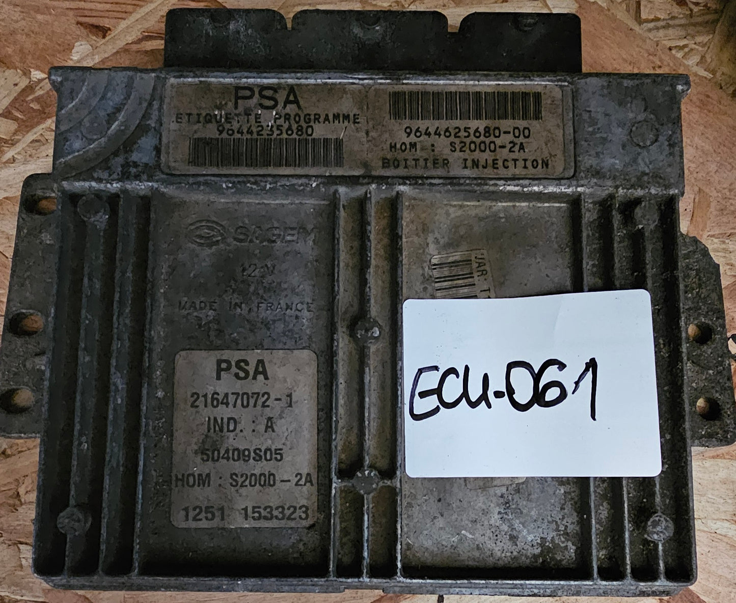 Motorni računalnik Peugeot,Citroën