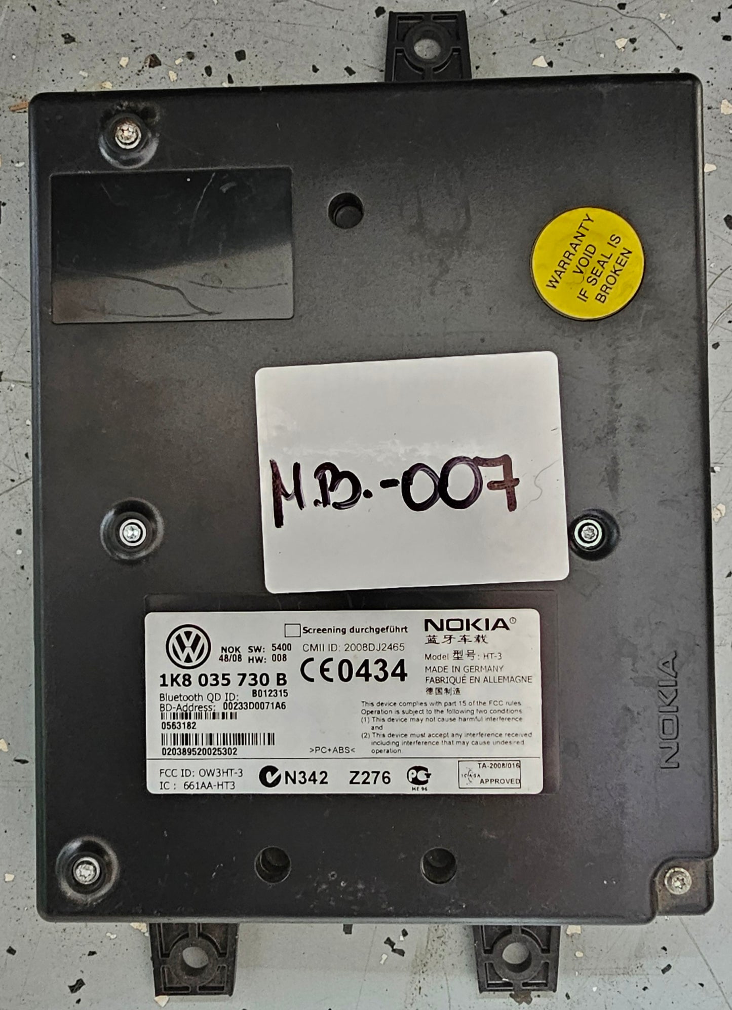 Modul Bluetooth- VW,SEAT,ŠKODA,AUDI