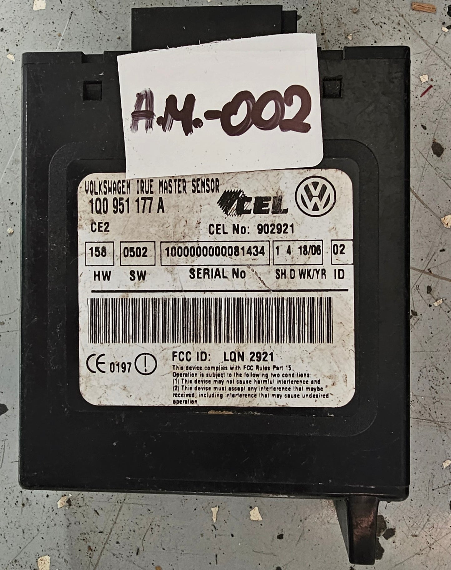 Radarski senzor- VW,SEAT,ŠKODA,AUDI