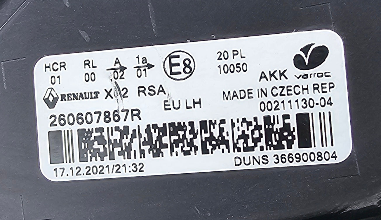 Žaromet sprednji levi- Renault Master