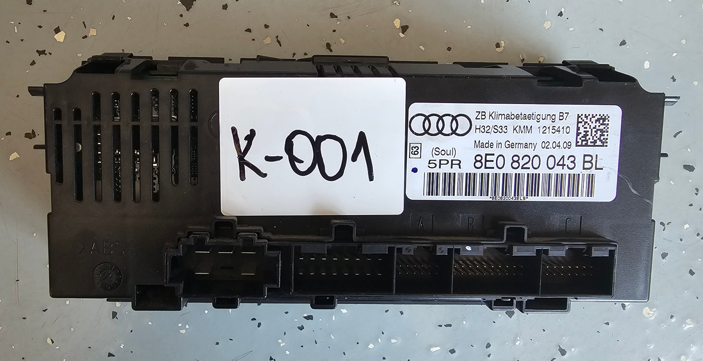 Klimatronik Audi A4 B6/B7