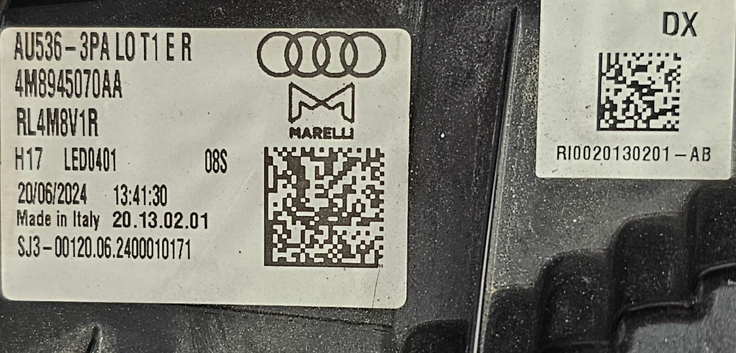 Zaromet zadnji desni - Audi Q8 / 2024