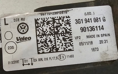 Žaromet sprednji levi-VW Passat B8 Led (poškodovano)