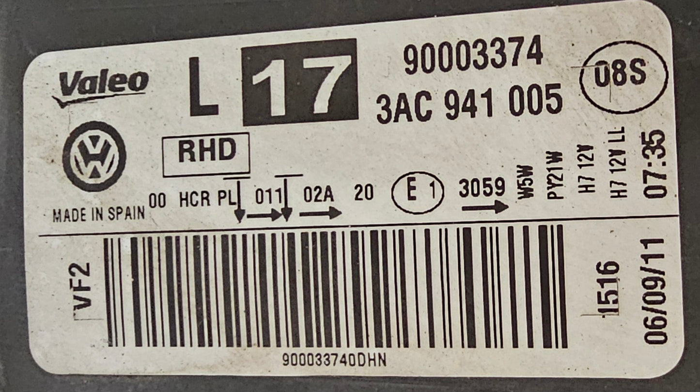 Žaromet sprednji levi-VW Passat B7