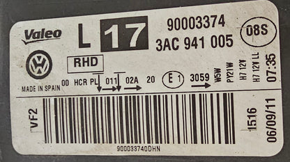 Žaromet sprednji levi-VW Passat B7