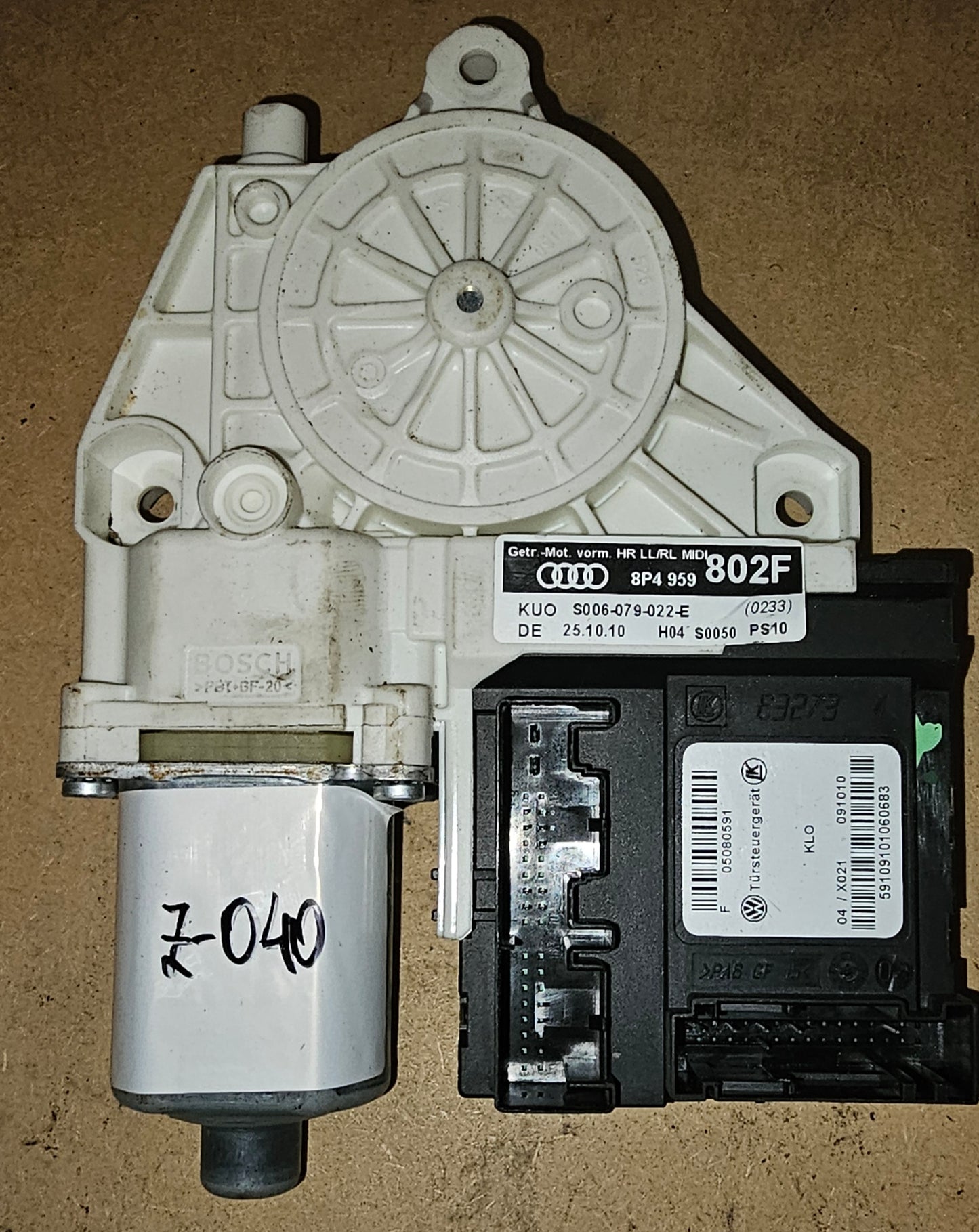 Motorček stekla-Audi