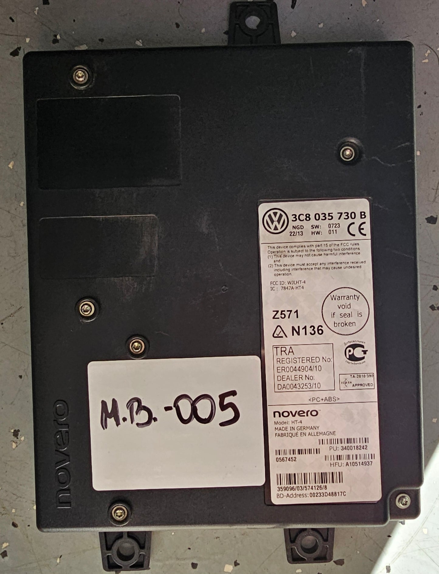 Modul Bluetooth- VW,SEAT,ŠKODA,AUDI